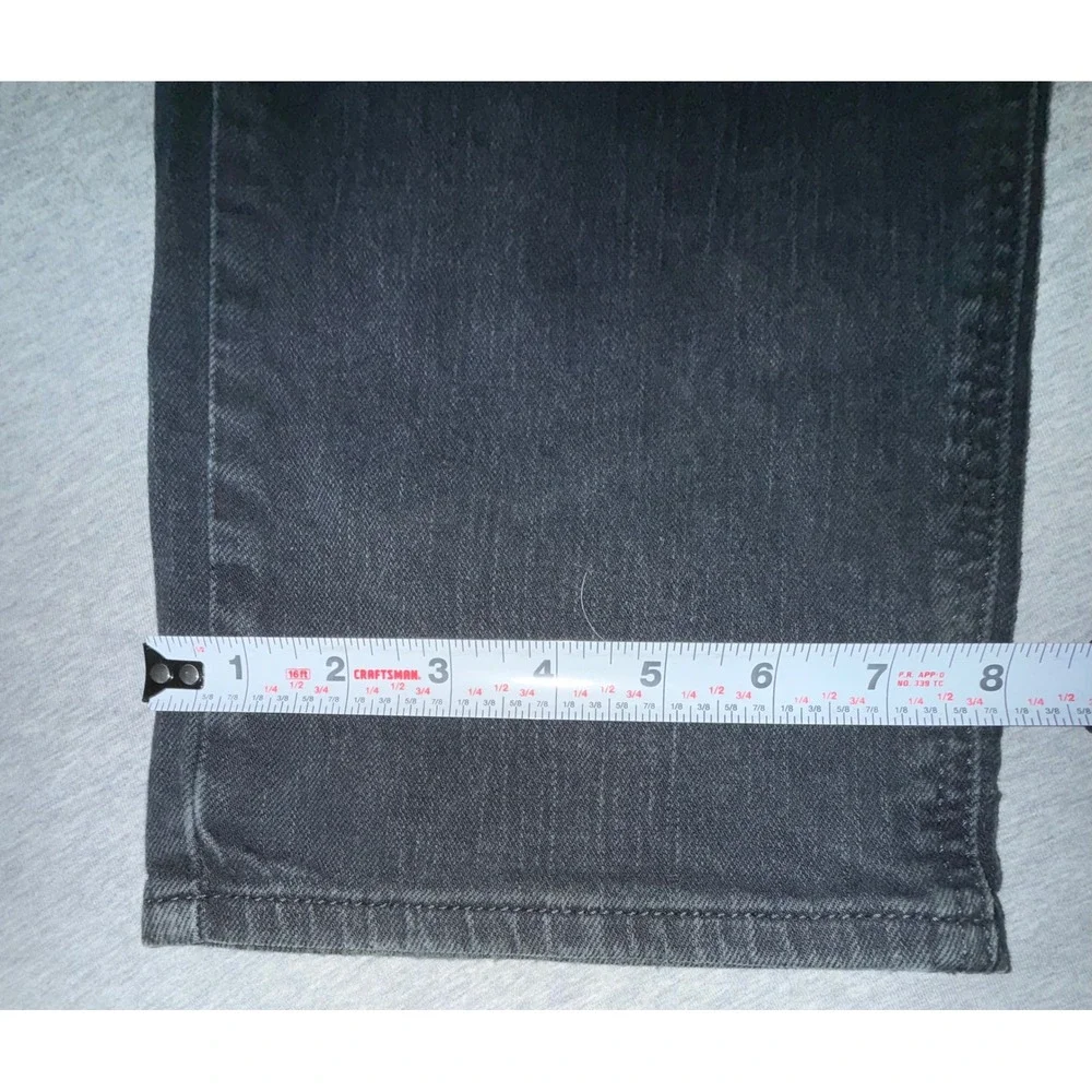 Levi 541 Mens Athletic Taper Jeans Black Wash Size 38x34 Very Soft Buttery Feel